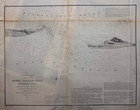 1853 Chart U  S  Coast Survey   Horn Island Pass  Mississippi Sound  A  D  Bache