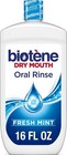 Biotene Oral Rinse Moisturizing Mouthwash For Dry Mouth Relief Fresh Mint 16 Oz