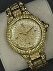 Michael Kors Camille Mk5720 Gold Pave Dial Stainless Steel Quartz Unisex Watch