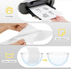 Water Soluble Embroidery Paper 8pcs 8 5x11 Printable And Self-adhesive   
