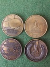 Lot Of  4  Vintage Nasa Space Shuttle Challenge collector Coins