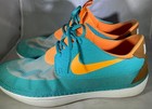 Nike Solarsoft Moccasin Sport Turquoise Sneakers Mens Size 12