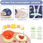 4-in-1 Baby High Chair Portable Toddler Baby Dining Chairs Eat   Play Convertibl