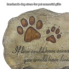  paw Prints Pet Memorial Stone Hand-painted Dog   Cat Garden Grave Marker 11    
