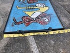 Mid Century Modern Vintage Tile Tray Retro 1960s Vallauris Pottery Mcm Metal