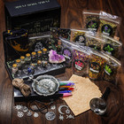 Witchcraft Supplies Kit For Spells  56 Pcs Witch Box Include Dried Herb Crystal 