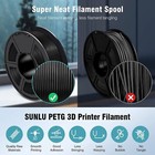  buy 6 Get 4 Free add 10  Sunlu 1kg Petg 3d Printer Filament 1 75mm Petg 2 2lbs