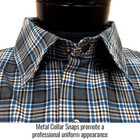 Black Stallion Fs9-pgy Flame-resistant Cotton Work Shirt  Gray Plaid Size 2x