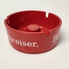 Vintage Budweiser Beer Ashtray Red Brookpark