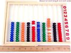 Wooden Counting Number Frame 10 Rows Abacus For Kids Learning Math  11-1 2-inch 