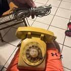     1979 Vintage Bell System Western Electric Rotary Dial Desk Phone Yellow