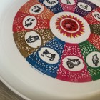 Vintage 1969 Deka Serving Tray Celestial Zodiac Astrological Horoscope Mcm