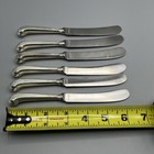 Lot Of 6 Israel Freeman   Son Ltd Sterling Silver Pistol Grip Knives England 6 5