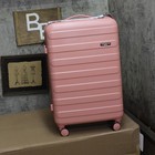 Travelers Club Austin 3-piece Hardside Suitcase Luggage Set Blush Pink 3-piece