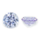 500pcs 0 7   20mm Round Cut Lavender Loose Cubic Zirconia Aaaaa Cz Stone Quality