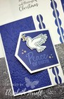 Stampin Up Card Kit Christmas Dove Peace On Earth Fancy Fold Diy Night Of Navy