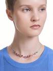 Swarovski Gema Necklace Mixed Cutting  Streamer Color