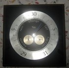 Attractive Vintage Wall Barometer- Also Has Thermometer- Nice 