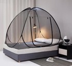 Pop Up Mosquito Net For Bed portable Folding Mosquito Full queen Black Style