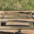 The Computing Scale Co Vintage Brass Pieces Dayton  Ohio Merchant Scale