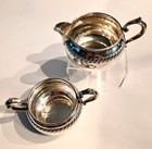 Vtg Gorham Sterling Silver Cream   Sugar Set Victorian Scroll  912 913 -166 Gr