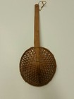Basket Ladle Handle 19 5  Brown Hand Made Weaving Basketry Home Art Craft