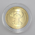  stitch Coin  Walt Disney World Parks Golden Color Metal Medallion New  ohana