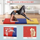 3 Folding Gymnastics Tumbling Mat 2 Inch Thick Home Gym Exercise Yoga Mat