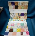 Lot Of 6 Scrapbooking Paper Pads 12x12 Cardstock Patterns World Maps Starry Nigh