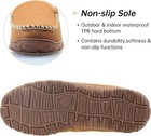 Mens Moccasin Slippers Indoor Outdoor Slip On Warm House Shoes 11 Beige