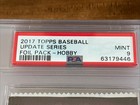 2017 Topps Baseball Update Series Aaron Judge Rc Bellinger Rc Hobby Pack Psa 9