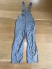 Vintage 1930s Dubble Ware Overalls Hickory Stripe Engineer Rare Pre War Workwear