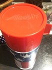 1971 Vintage Aladdin Thermos Usa America Red White Blue Flag Insulated 12  Tall