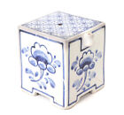 A Very Fine Korean B w Square-shape Porcelain Water Dropper-19th C 