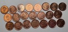Canada Set Of  18 Pennies Small Cent 2000 To 2012 Au Condition Read Description