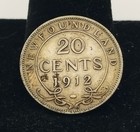 1912 Newfoundland 20 Cent Silver Coin King George V  20611