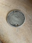 1800   s Love Token Fancy Engraved Crown Silver Coin Us
