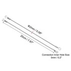 4 Pcs Stainless Steel Lanyard Cable 2mmx20cm Eyelets Ended Security Wire Rope