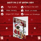Dear Santa Mailbox Christmas Letter Great Dane Dog Greeting Cards - Adorable    