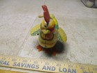 Vtg Tin Litho Toy Chicken Rooster Japan Wind Up Toy Mechanical