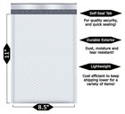 200-pack White 8 5 X 11  Padded Poly Bubble Mailer Bag Shipping  2 Mail Envelope
