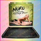 Nuru Vinyl Massage Sheet    couples Inflatable Spill Proof Border Passion Body Oil