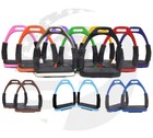 5 Inch Horse Flexible  Safety Black Stirrups  Riding Bendy Iron Steel
