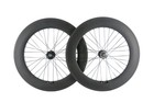 Fixed Gear 700c Track Bike Carbon Wheels 88mm Carbon Wheelset Clincher 17 Teeth