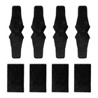 Archery 4 Set Arrow Rest Felt Tape Sticker- Anti Slip Sticker Pad Felt For Qad H