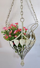 Metal Wrought Iron Hanging Basket Flower Planter