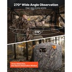 Uimoso Hunting Blind 270   See Through Ground Blind One-way Mesh For 2-3 Person