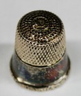 Original Vintage Towle Sterling Silver Thimble W box Nos