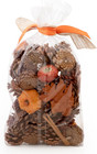 Natural Pinecones  Mini Pumpkins Oak Leaves Fall Scented Bowl Filler Potpourri D