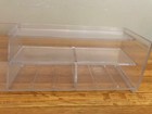 Vintage-1983 Pretty Neat Cosmetic Makeup Organizer Clear Plastic Mid Century Mod